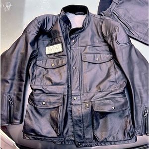 Limited edition genuine leather BMW motorcycle jacket